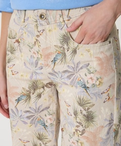 Bermuda Slim dames korte broek ecru