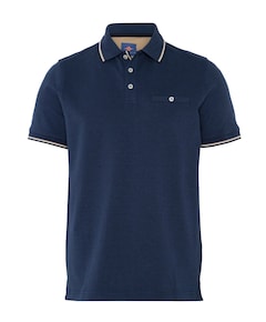 Heren polo blauw