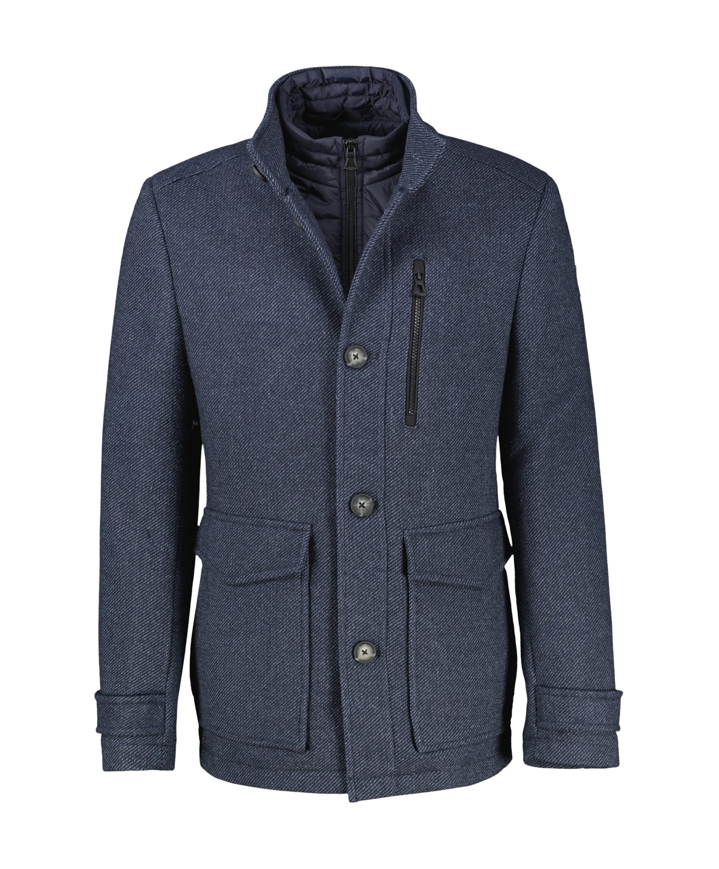 Heren jas blauw