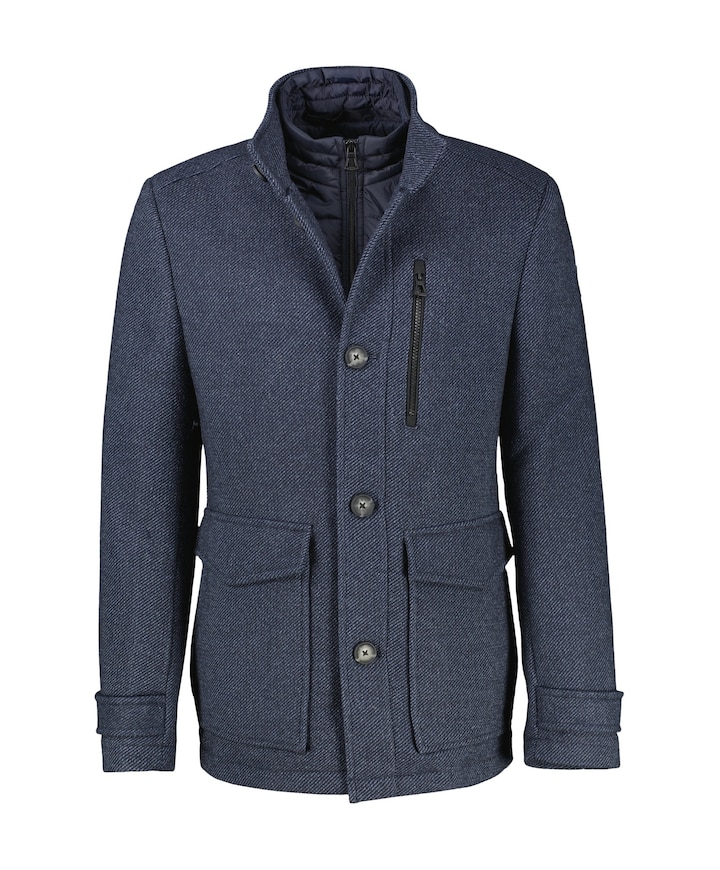 Heren jas blauw