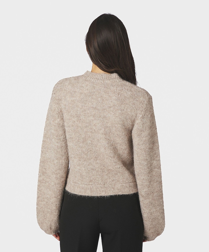 Dames vest beige