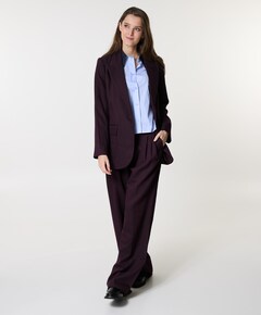 AlmiraCC Pleat LL broek paars