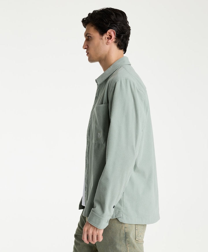 Heren overshirt groen