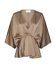 Dames blouse beige