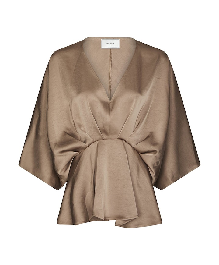 Dames blouse beige