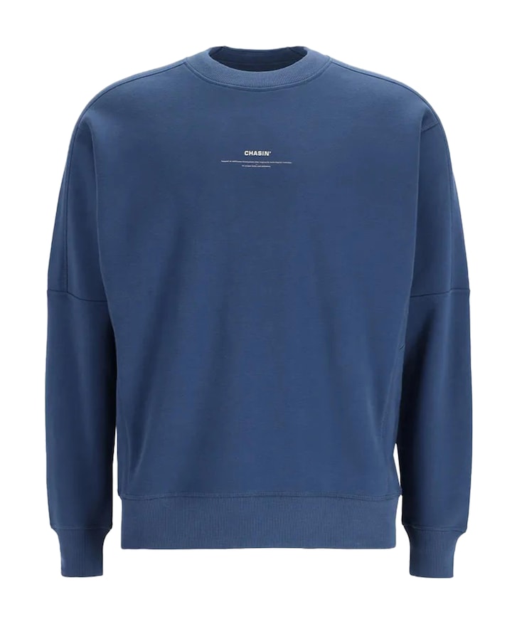 Heren sweater blauw