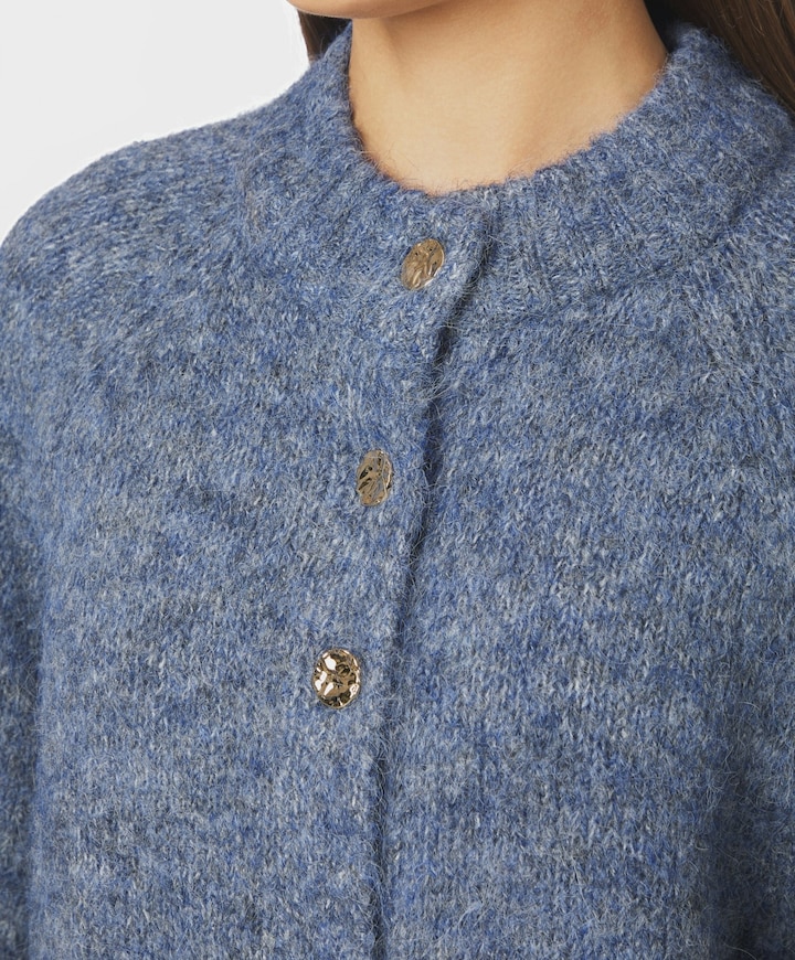 Dames vest blauw