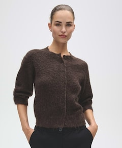 Dames vest bruin