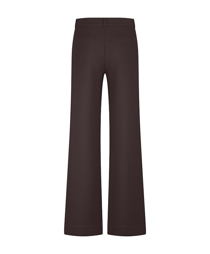 Lexie waffle broek bruin