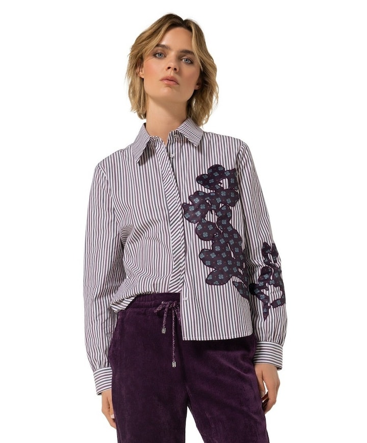 Dames blouse paars