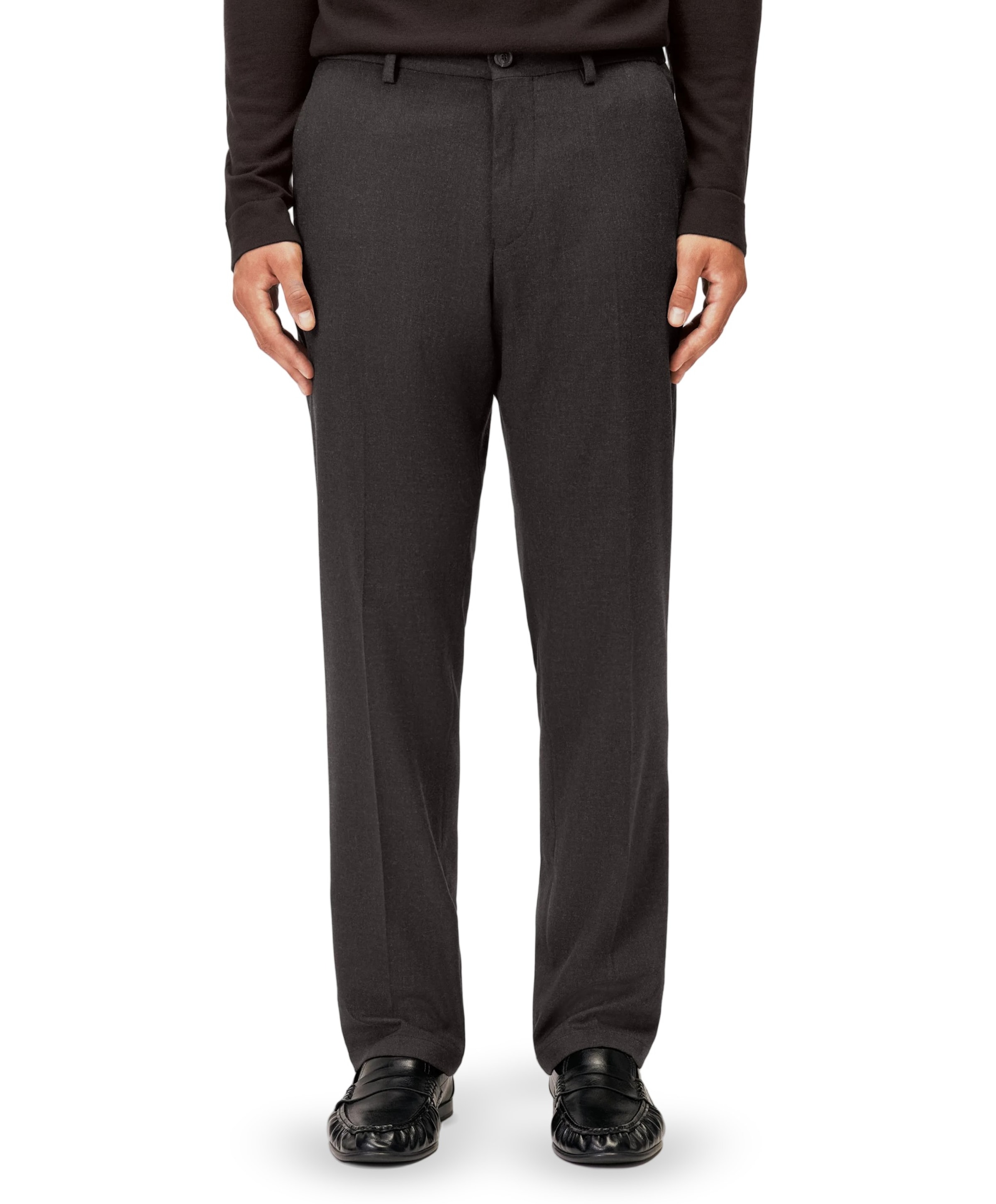 AJEND_RGLR heren pantalon bruin