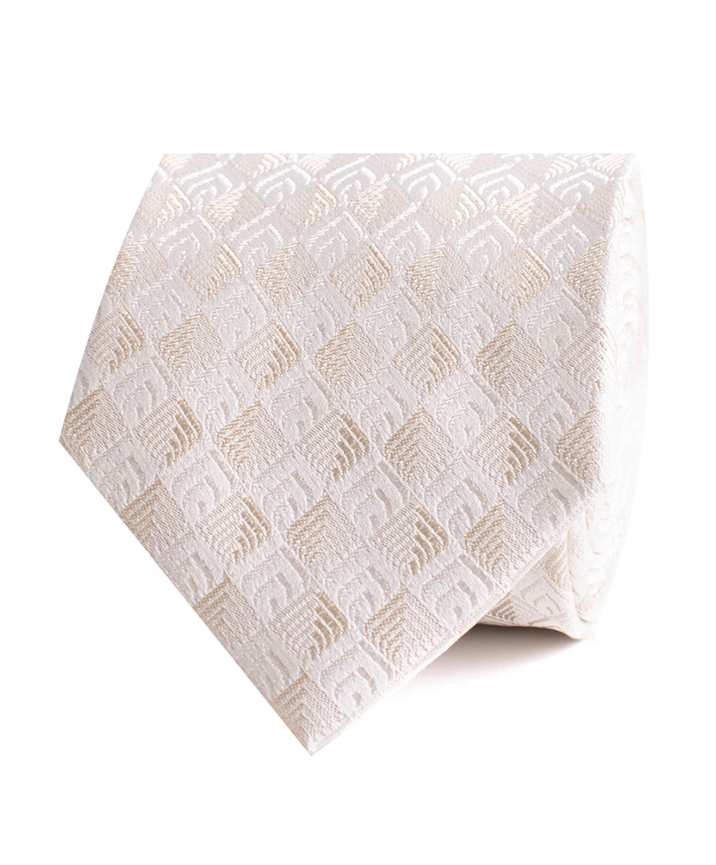 Heren stropdas beige