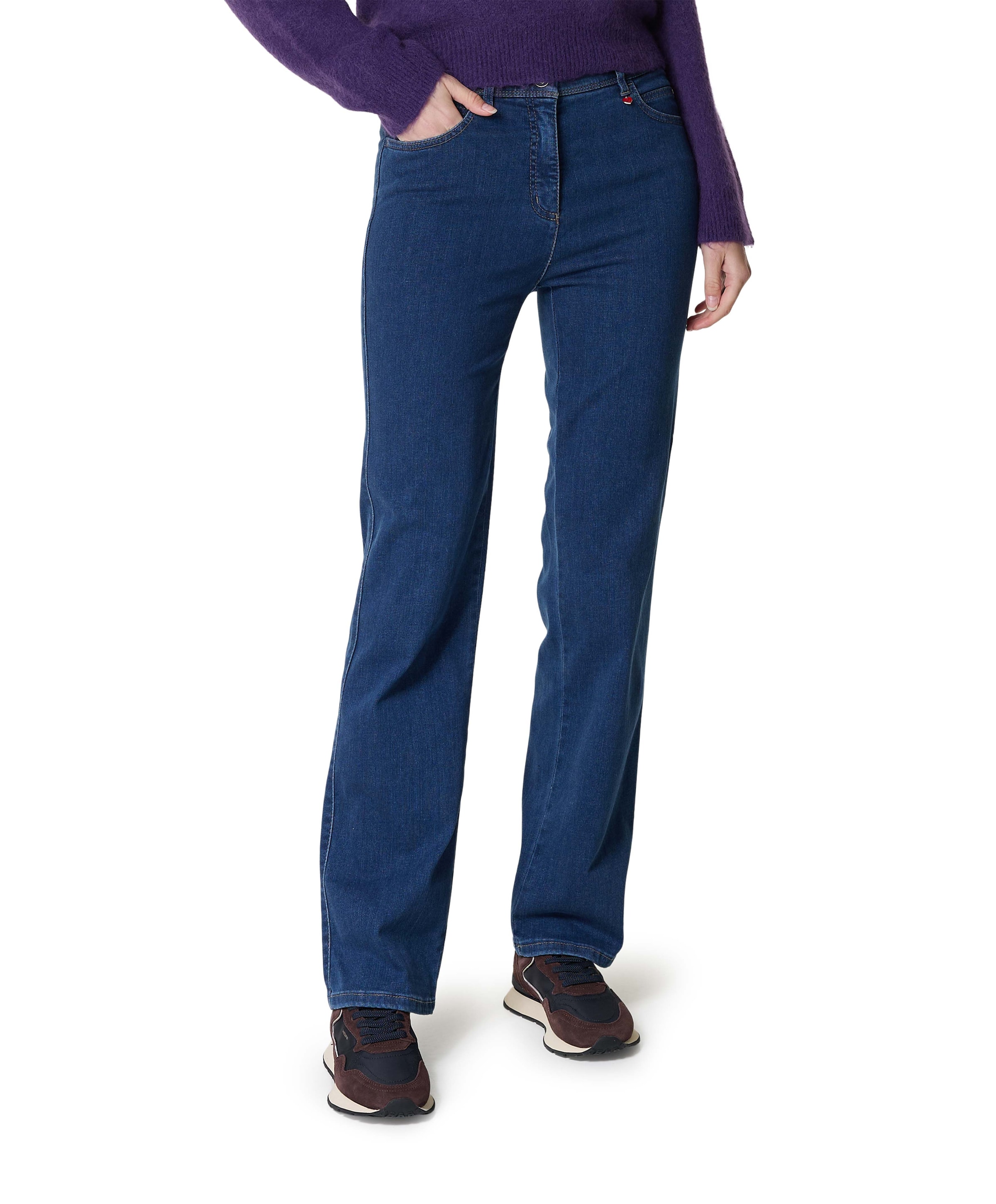 MbF Straight dames jeans blauw