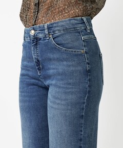 Liv Wide dames jeans blauw