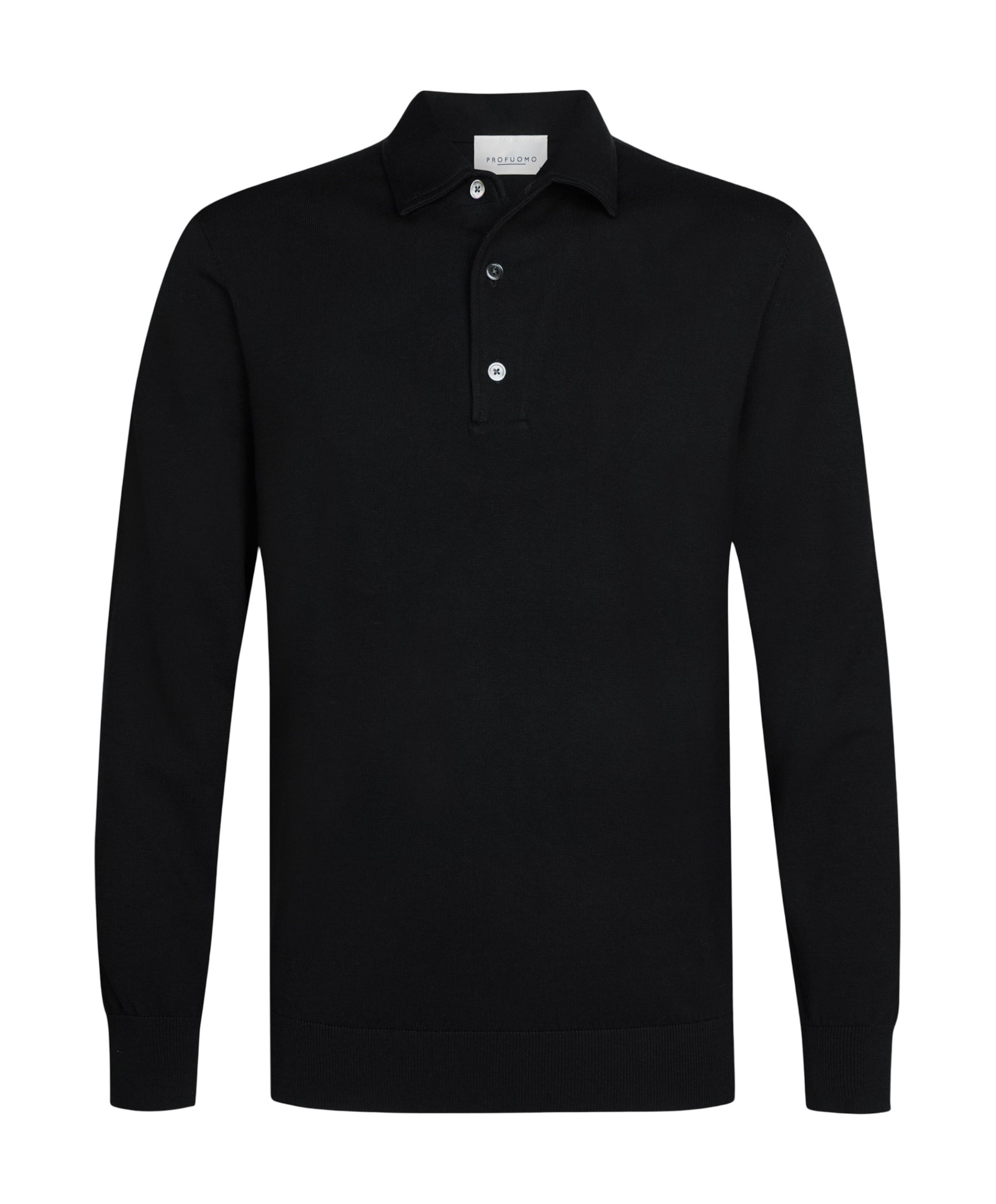 Heren polo zwart