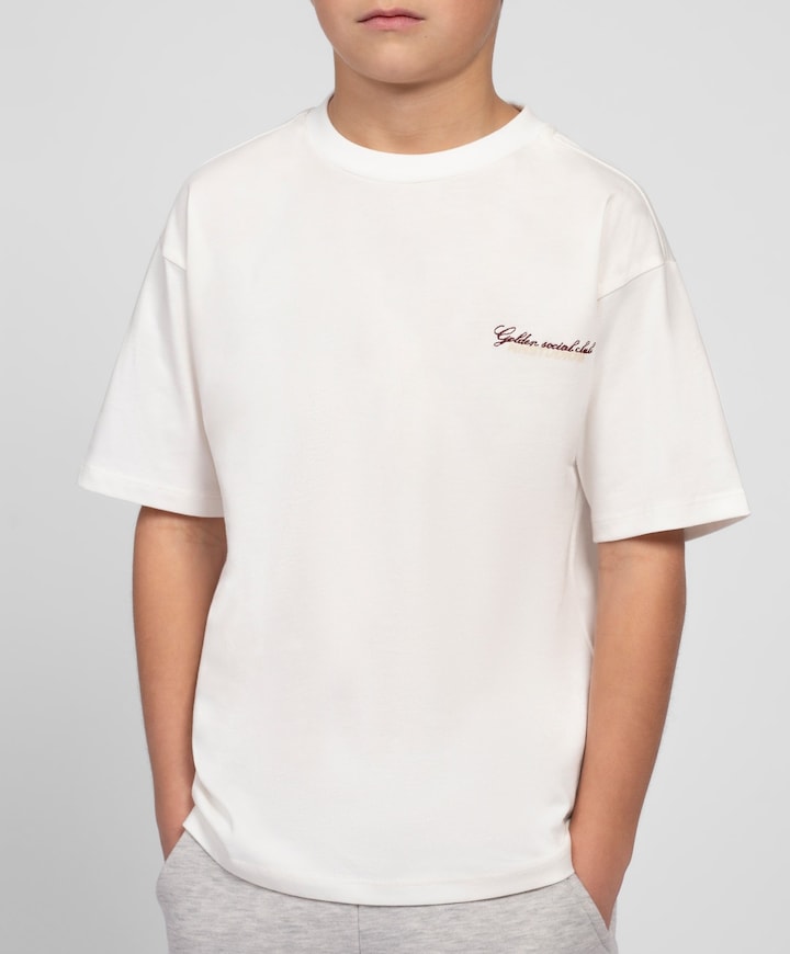Jongens T-shirt ecru