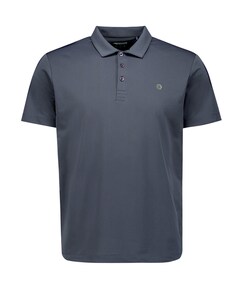 Heren polo blauw