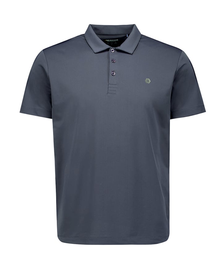 Heren polo blauw