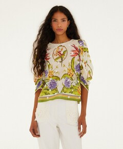 Dames blouse ecru