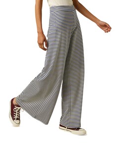 Border Palazzo Mariniere Stripe dames broek blauw