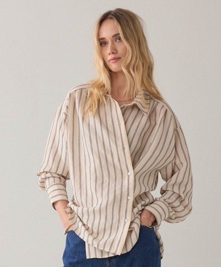Dames blouse ecru