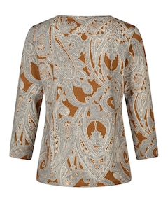 Dames longsleeve bruin