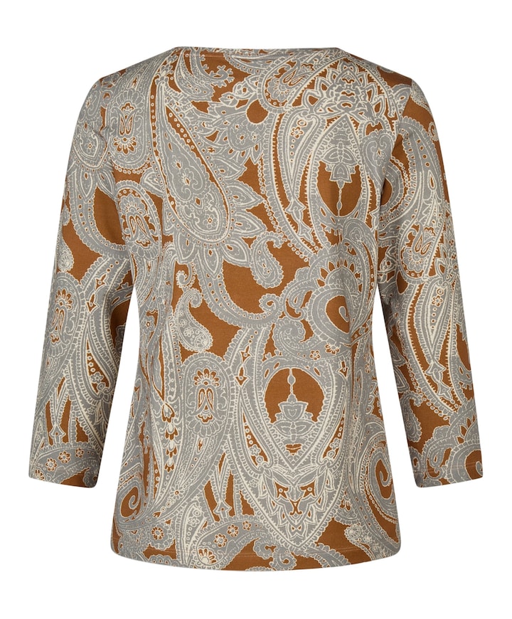 Dames longsleeve bruin