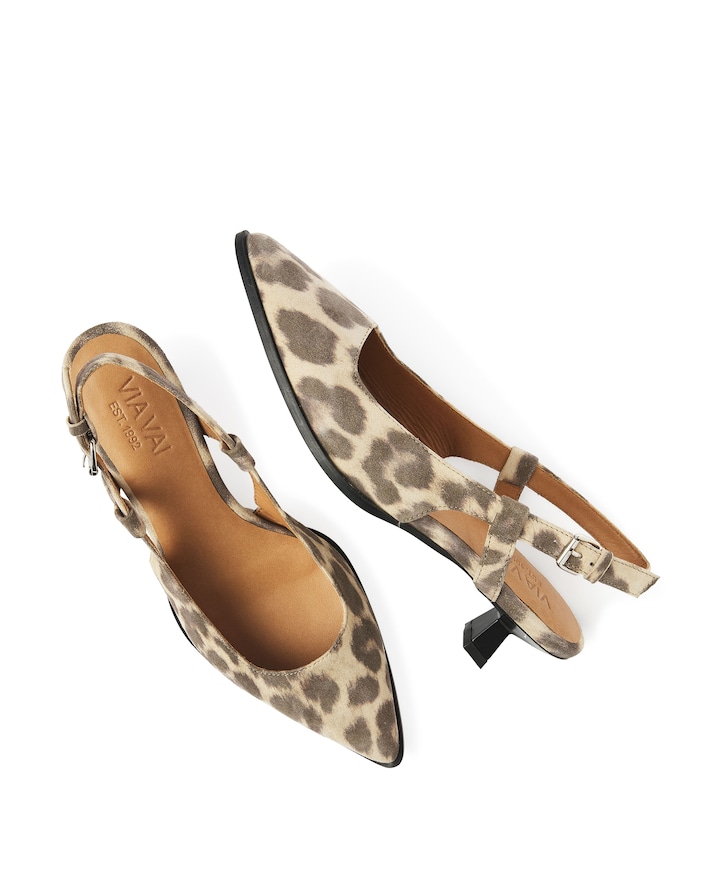 Lea Elina dames slingbacks bruin