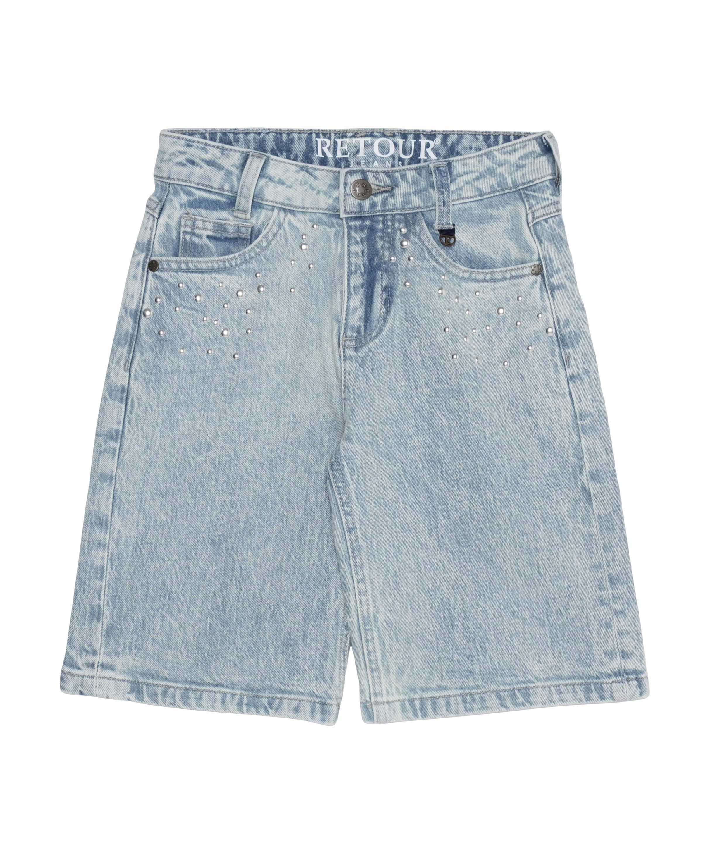 Mila meisjes korte broek blauw