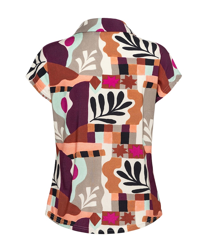 Dames blouse multicolor