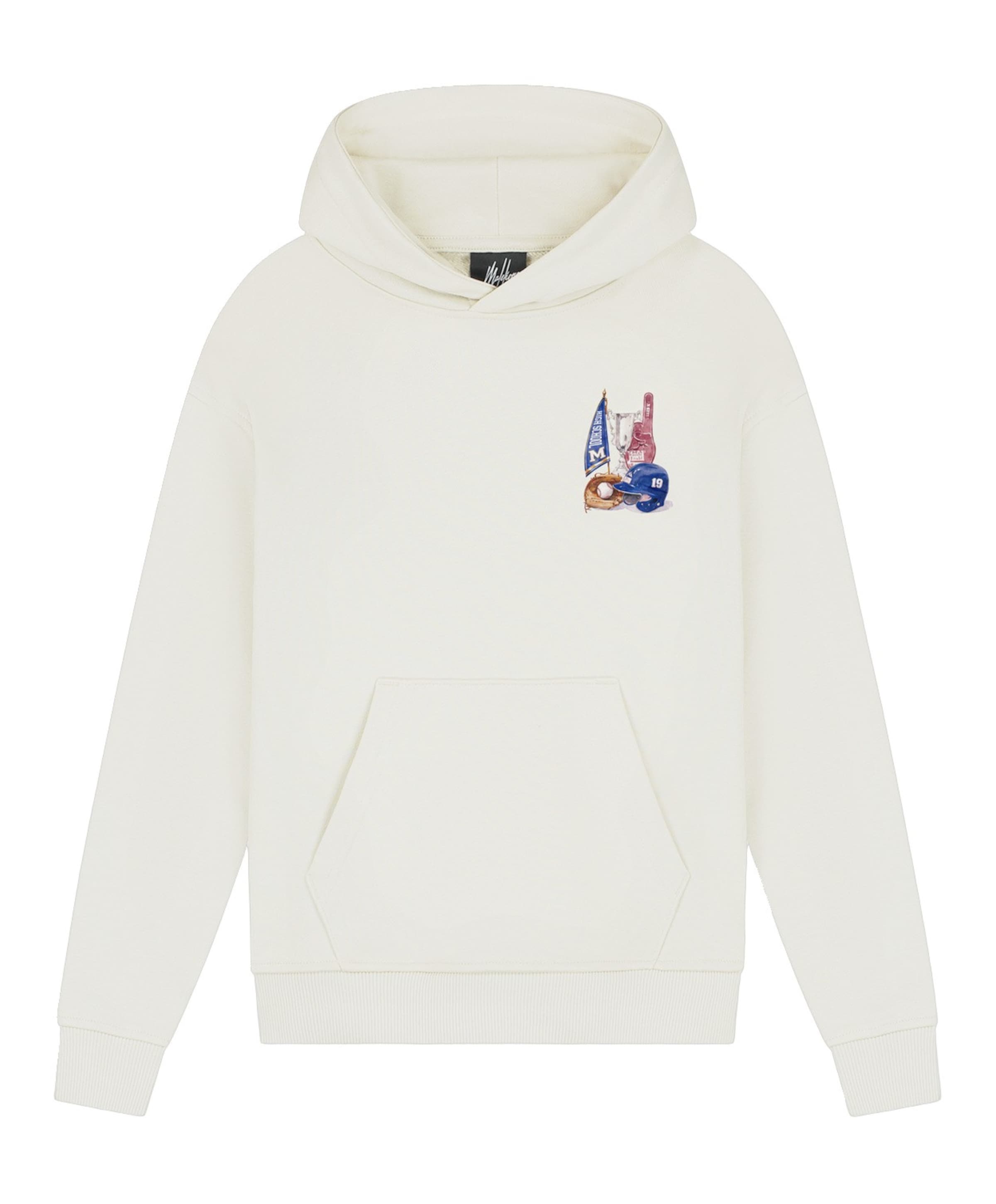 Jongens hoodie ecru