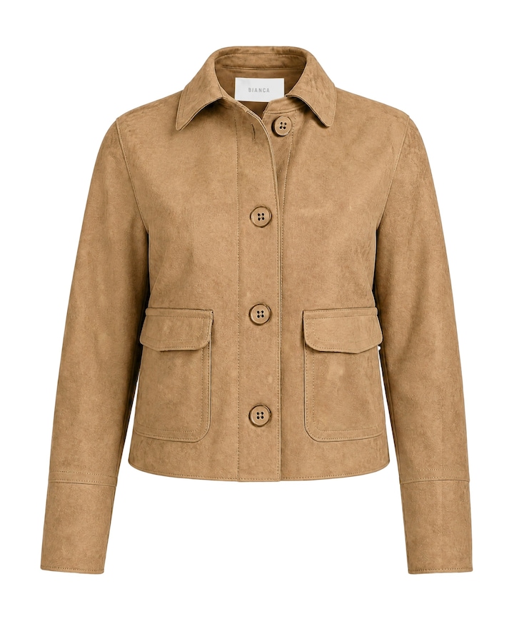 Dames jas beige