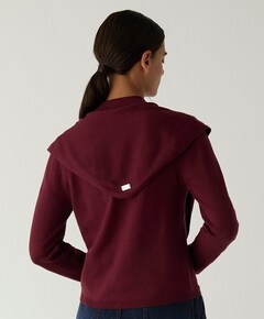 Dames vest bordeaux