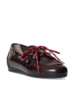 Boat loafer dames loafers bordeaux