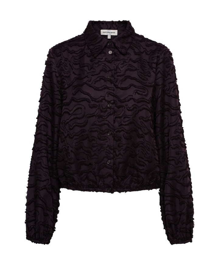 Dames blouse paars