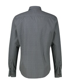 Heren overhemd lange mouw beige