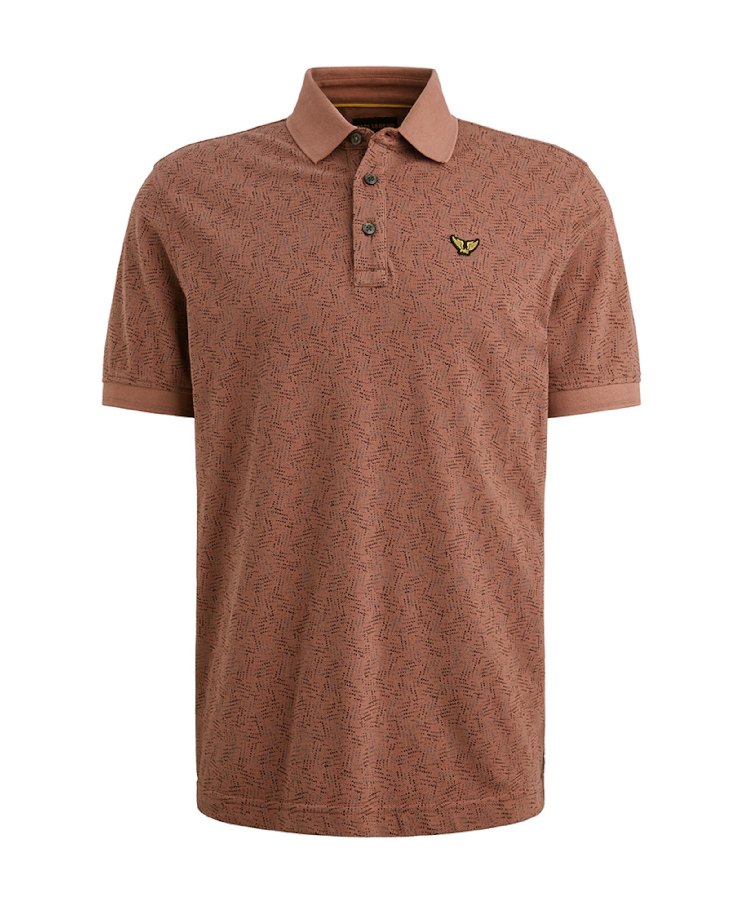 Heren polo bordeaux