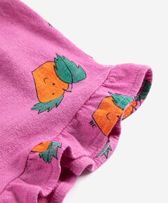 Tangerine all over ruffled meisjes korte broek paars