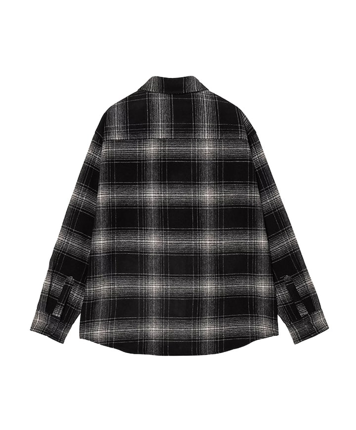 Heren overshirt zwart