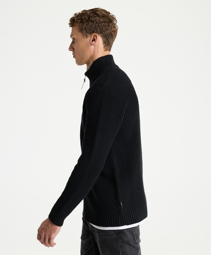 Heren vest zwart