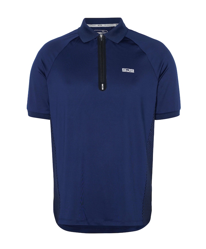 Heren polo blauw