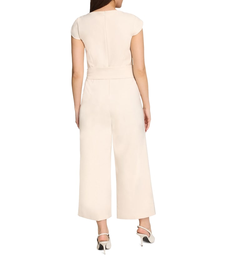 dames jumpsuit beige