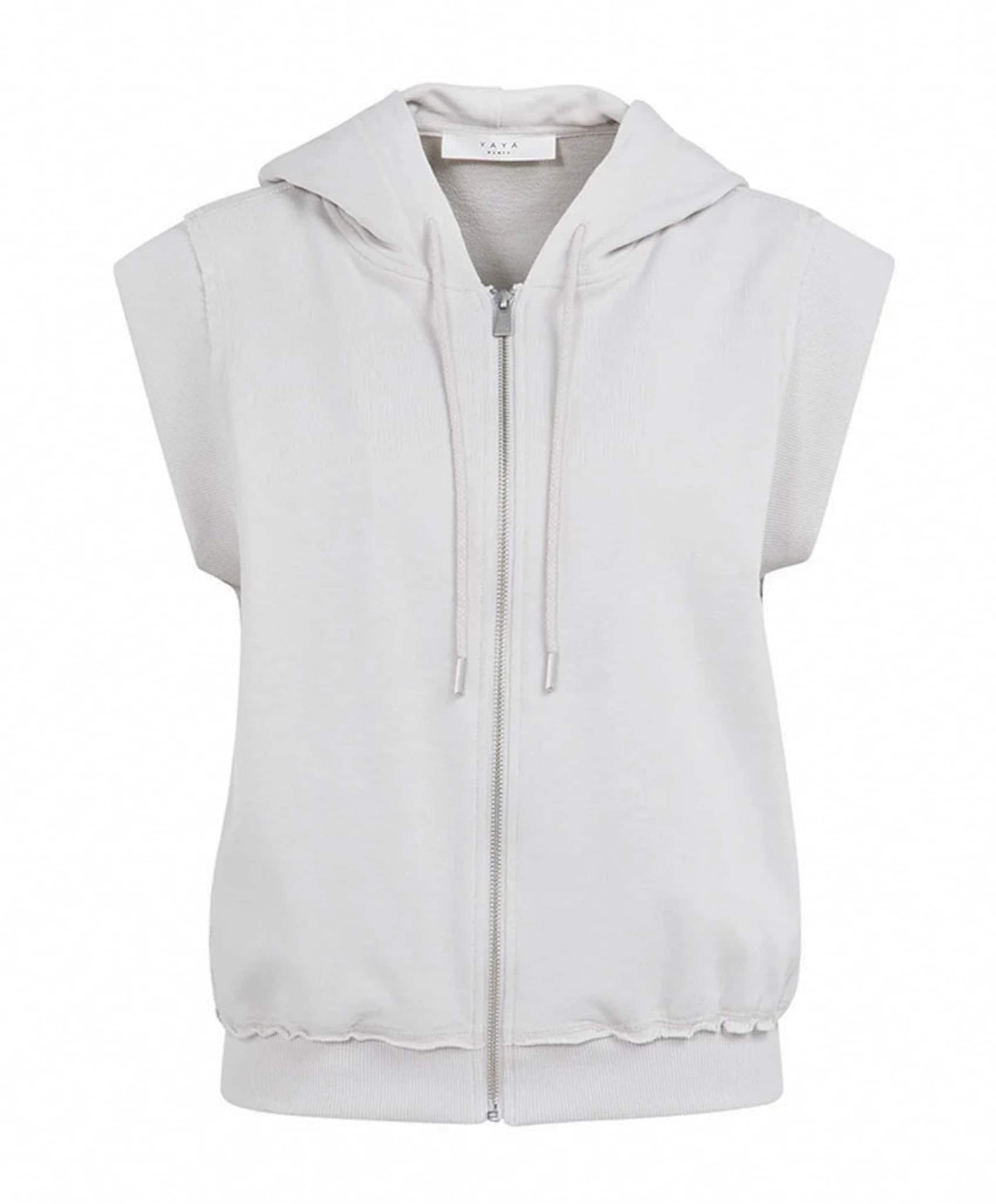 Dames vest grijs