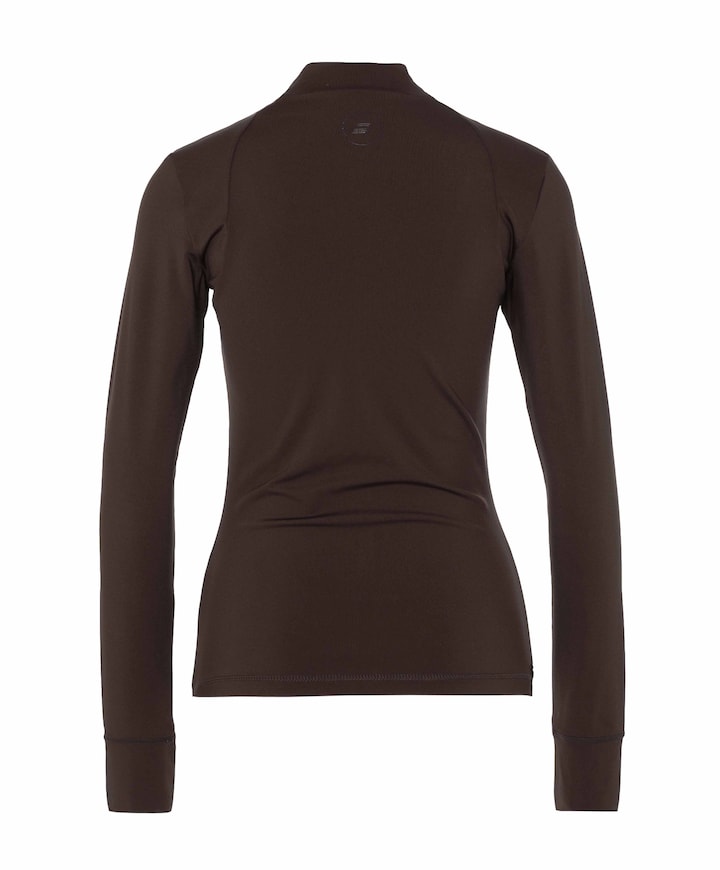 Dames vest bruin