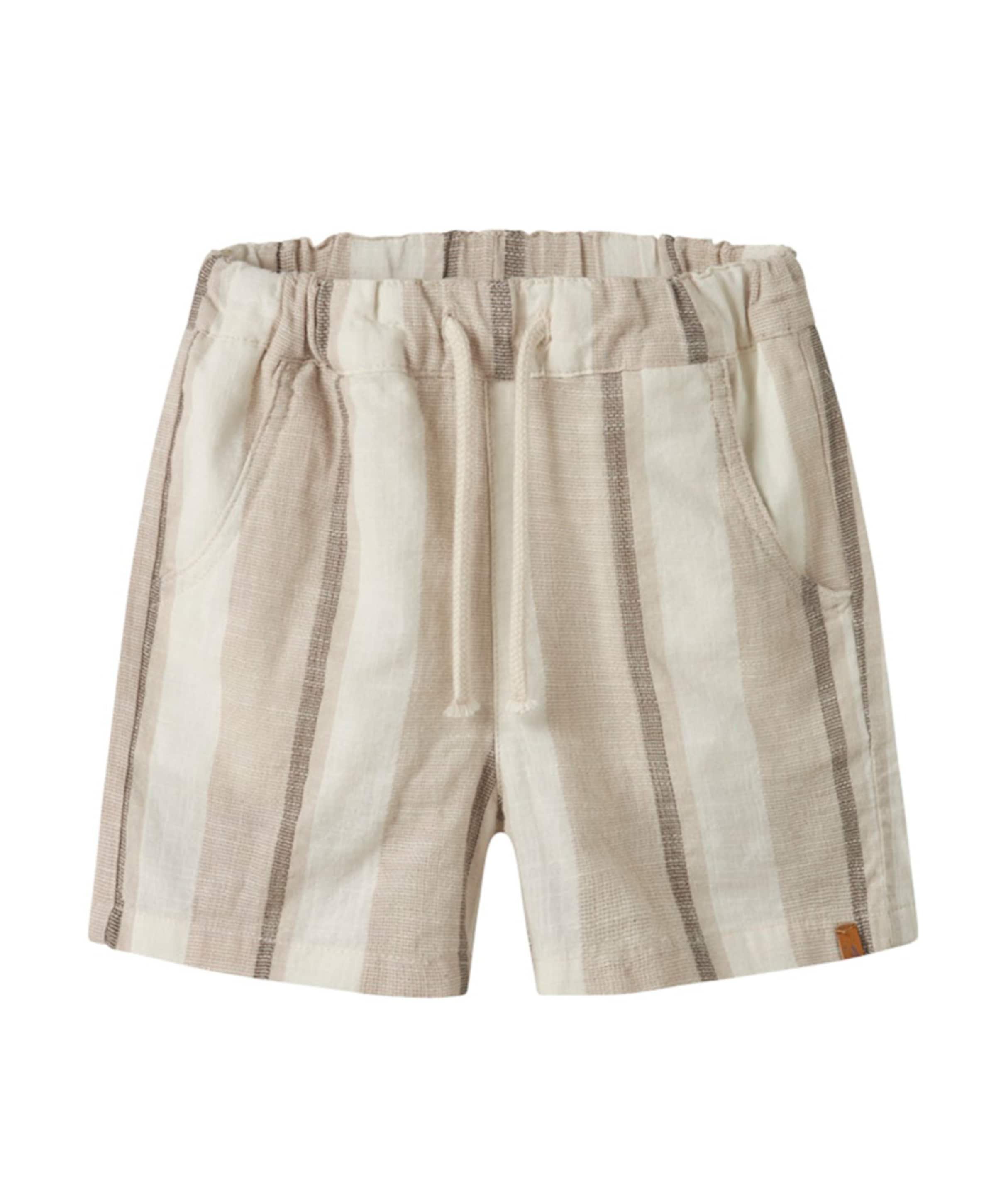 NMMFIBERT LOOSE LIL meisjes korte broek ecru