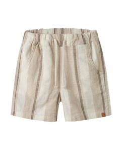 NMMFIBERT LOOSE LIL meisjes korte broek ecru