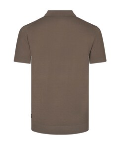 Heren polo beige