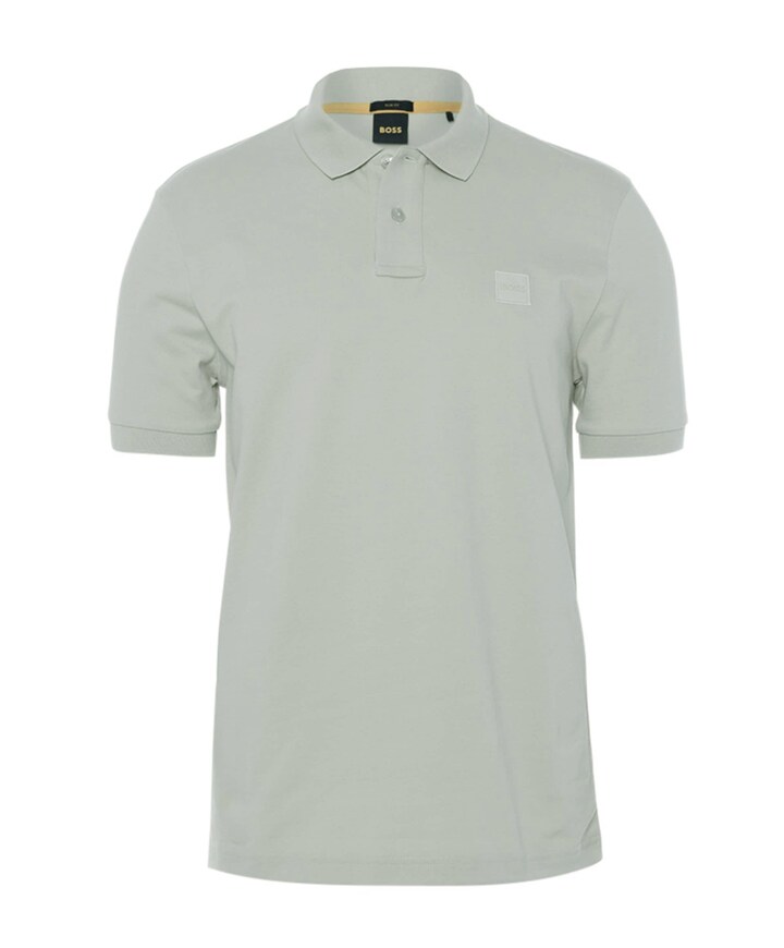 Heren polo beige