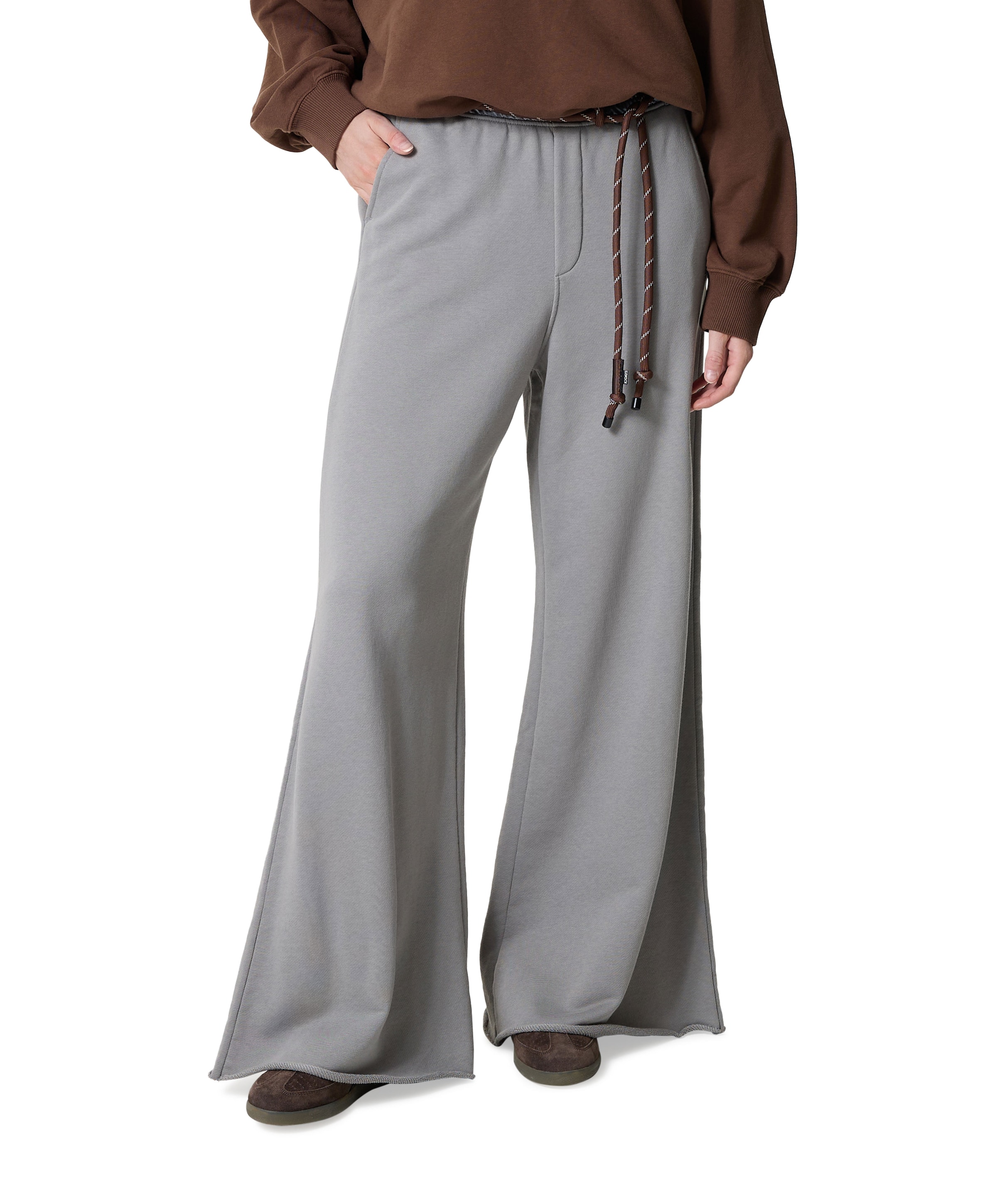 jogger dames broek grijs