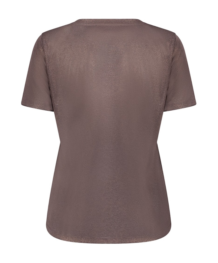 Dames T-shirt bruin